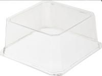 Емкость торт Т-016К (205х205х100) крышка  100/100