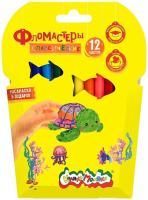 Фломастеры 12цв картонная упаковка круглый корпус Каляка-Маляка 1/12