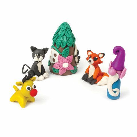 Пластилин 06цв 90г со стеком Веселая такса ПИФАГОР 1/56