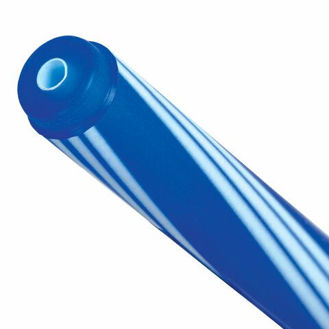 Ручка шариковая синяя игольчатый узел0,6мм линия 0,3мм STAFF CANDY NEON 1/50