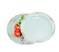 Тарелка пластиковая d-190 Compliment тиффани Golden Elegance (6шт) 1/20