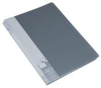 Папка 40 вклад торц карман с бум встав серая 0,65мм 1/25