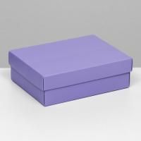 Подарочная коробка 16,5х12,5х5,2см Фиолетовая 5/350