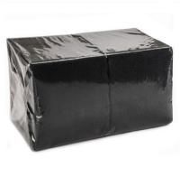 Салфетки (24х24) 2-сл (250) черные 1/12