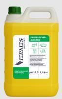 Средство жидкое сильнощелочное 5,65кг индустриальный очиститель PROFESSIONAL ALCLEAN Hermes 1/4