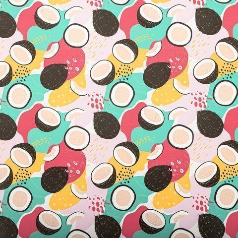 Бумага упаковочная 70х100см ЗОЛОТАЯ СКАЗКА Sweet Life ассорти 1/50