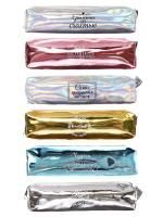 Пенал-косметичка 18х8х0,5см Надписи микс 1/12