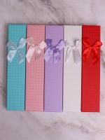 Подарочная коробка под браслет/цепочку/часы Клетка 21х4 цвет микс 1/12