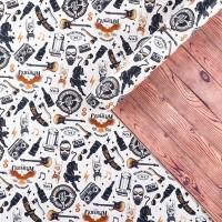 Бумага подарочная крафт Брутальность 70х100см 75г/м2 1/10/400