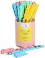 Ручка шариковая масляная синяя 0,5мм LOREX PASTEL Slim Soft 1/24