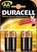 Элемент питания alkaline DURAСELL АА (LR6) (4шт) 1/20