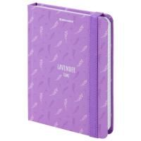 Блокнот 96л А6 109х148мм клетка твердая обложка на резинке BRAUBERG Lavender 1/36 