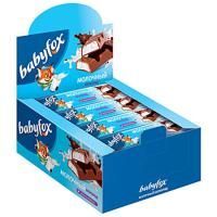 Продукты, Батончик «BabyFox» шоколадный с молочной начинкой 45 г 1/30