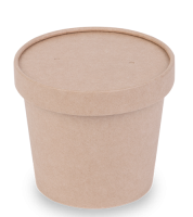 Крышка для супницы 400мл d-100мм бумажная OSQ ROUND BOWL kraft lid 100 30/450 Крышка для супницы 400мл d-100мм бумажная OSQ ROUND BOWL kraft lid 100 30/450