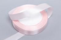 Лента атласная 15мм 25м розовый нежный 1/10