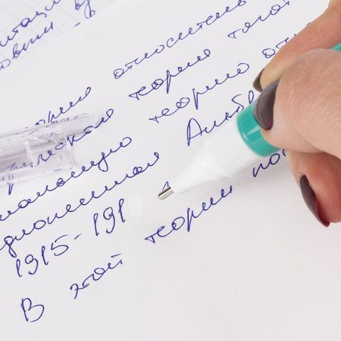 Корректор-ручка 6 мл метал. наконечник эконом STAFF 1/12/576