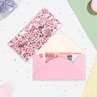 Конверт для денег 17х8,5см Универсальный ЖЕМЧУГ 10/10