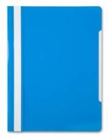 Папка скоросшиватель с прозр верхн лист голубой Россия 1/20/200 