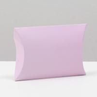 Подарочная коробка подушка 11х8х2см Розовая 10/2000