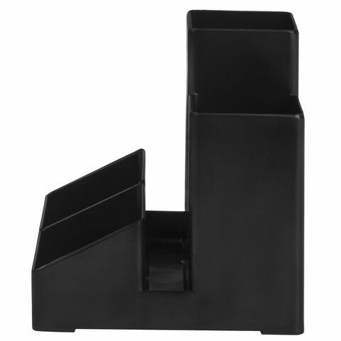 Подставка-органайзер 109х95х101,5мм 5 отделений черная Contract Brauberg 1/12