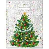 НГ Пакет с вырубной ручкой (30х40)-60 ПВД Каникулы 50/500