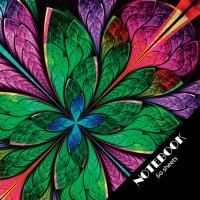 Блокнот 60л А6+140х140мм клетка гребень обложка УФ Твин Стеклянный цветок ПЗБМ 1/10/80