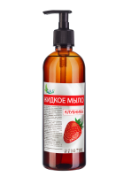 Мыло жидкое 500мл с дозатором Клубника с глицерином GAS 1/25