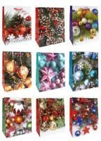 НГ Пакет подарочный ламинированный (18х23х10) Ассорти 1/20