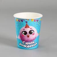 Стакан бумажный 250мл Цыплята 10/10