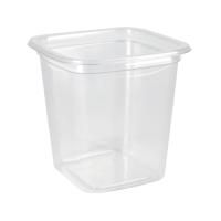 Контейнер ПЭТ 400мл (93х93х92) СпК-0909 Квадрат стакан прозрачный ПолиЭр 50/500