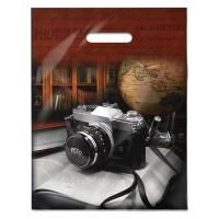 Пакет с вырубной ручкой (31х40)-60 Объектив ламинат 50/500