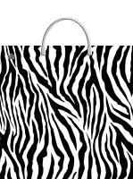 Пакет с пластмассовыми ручками (35х36)-85 Зебра Тико 10/100