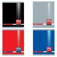 Тетрадь 48л А5 клетка скоба INDAY BRAUBERG 1/10/100