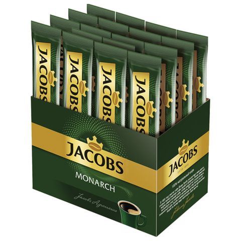 Продукты, Кофе в стиках Якобс Монарх  раствор (напиток кофейный) 1,8 гр 26/26