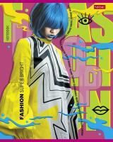 Тетрадь 48л А5 клетка скоба мелованный картон Яркий микс Хатбер 1/5/100