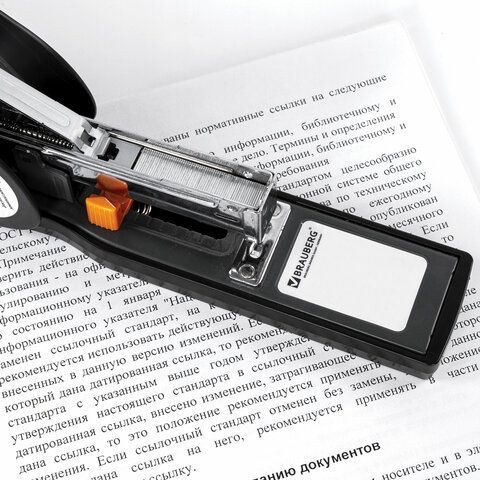 Скобы №23/24 1000шт до 200л сверхпрочные BRAUBERG 1/10/100 nelK
