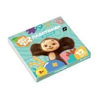 Пластилин 12цв 180г Чебурашка Мульти-Пульти 1/16