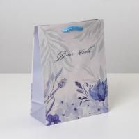 Пакет подарочный ламинированный (18х23х8см) For you 1/1 Пакет подарочный ламинированный (18х23х8см) For you 1/1