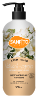 Мыло жидкое крем 500мл с дозатором SANFITO Ветивер и магнолия 1/12