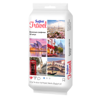 Салфетки влажные Salfeti Travel универсальные  (50) 1/32
