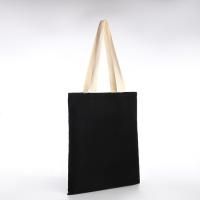 Сумка шоппер без молнии 38х33х0,5 черная 1/228