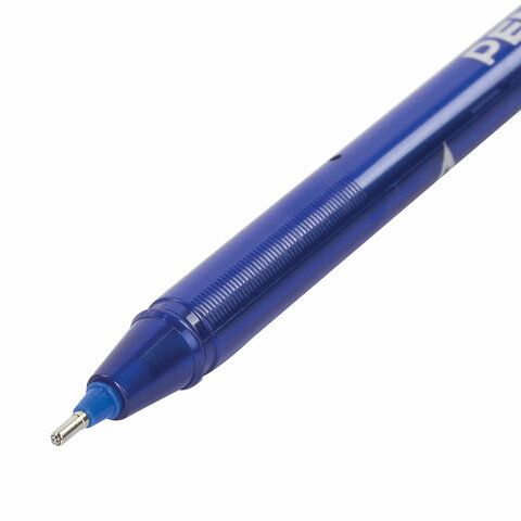 Ручка шариковая масляная PENSAN Star Tech, СИНЯЯ, игольчатый узел 1мм, линия 0,8 мм, 2260/12