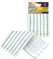 Насадка МОП плоская 40х15см ЕвроМоп AZUR карманы микрофибра 1/24