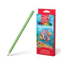 Карандаши цветные 24цв деревянные шестигранные ErichKrause ArtBerry 1/6/120