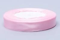 Лента атласная 15мм 25м светло-розовая 1/10