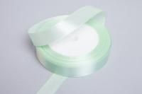 Лента атласная 15мм 25м зеленая пастель 1/10