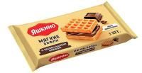 Продукты, Яшкино Вафли мягкие с шоколадным кремом 120г 1/34