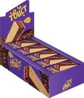 Продукты, Яшкино Батончик шоколадный Твист глазированный 22,5г 1/20/140