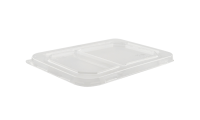 Крышка для контейнера 800мл 147x230x16мм 2-секц OSQ OCTOBOX прозр плоская 45/360