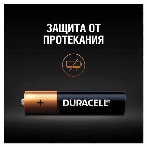 Элемент питания alkaline DURAСELL ААА (LR03) (2шт) блистер-карта 1/12